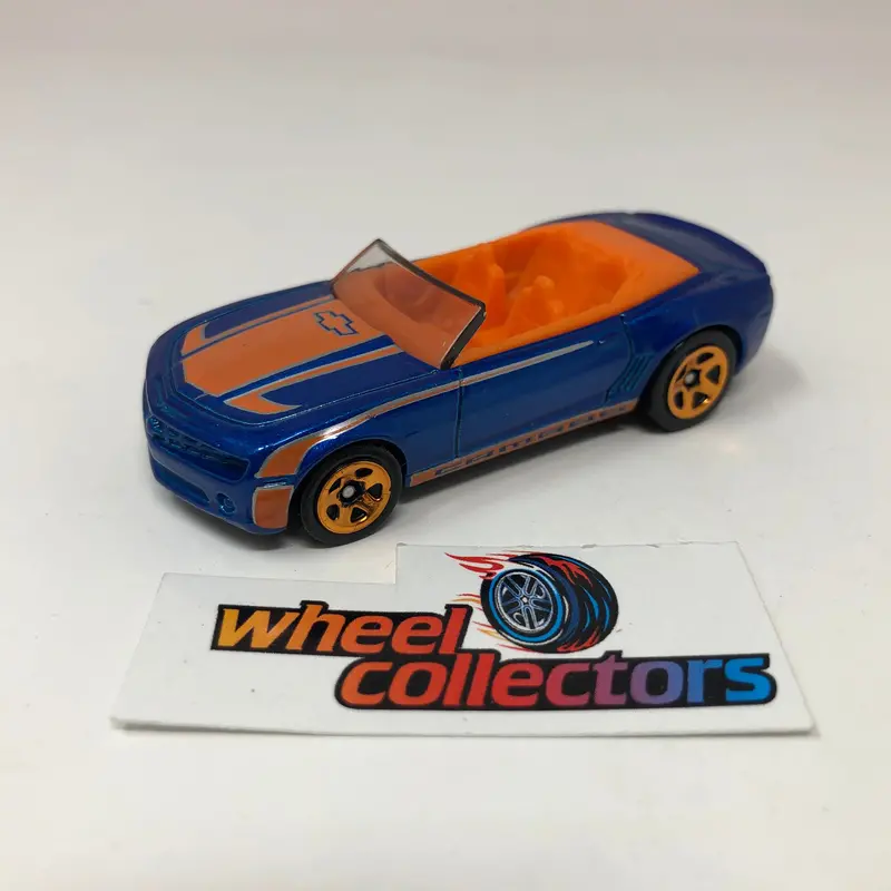Camaro Convertible Concept * Blue * Hot Wheels Loose 1:64 Scale 1