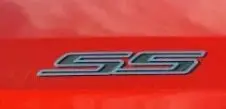 Camaro Ss - 'Ss' Emblems 2Pc | Polished Stainless Steel And Faux Carbon Fiber 1