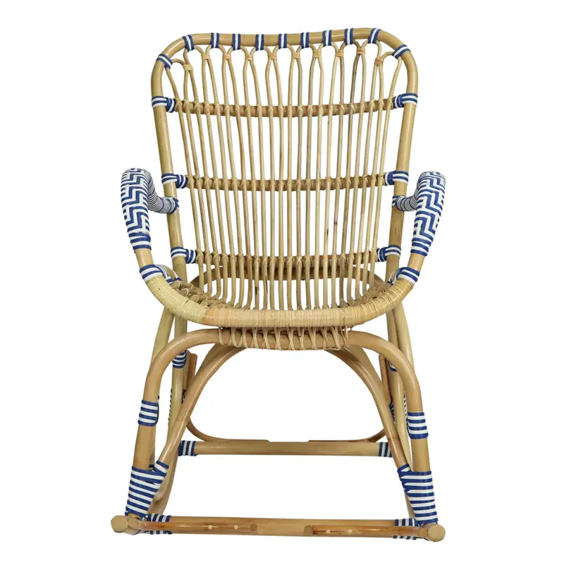 Cannes Rattan Rocking Chair - Matthew Izzo Collection 1