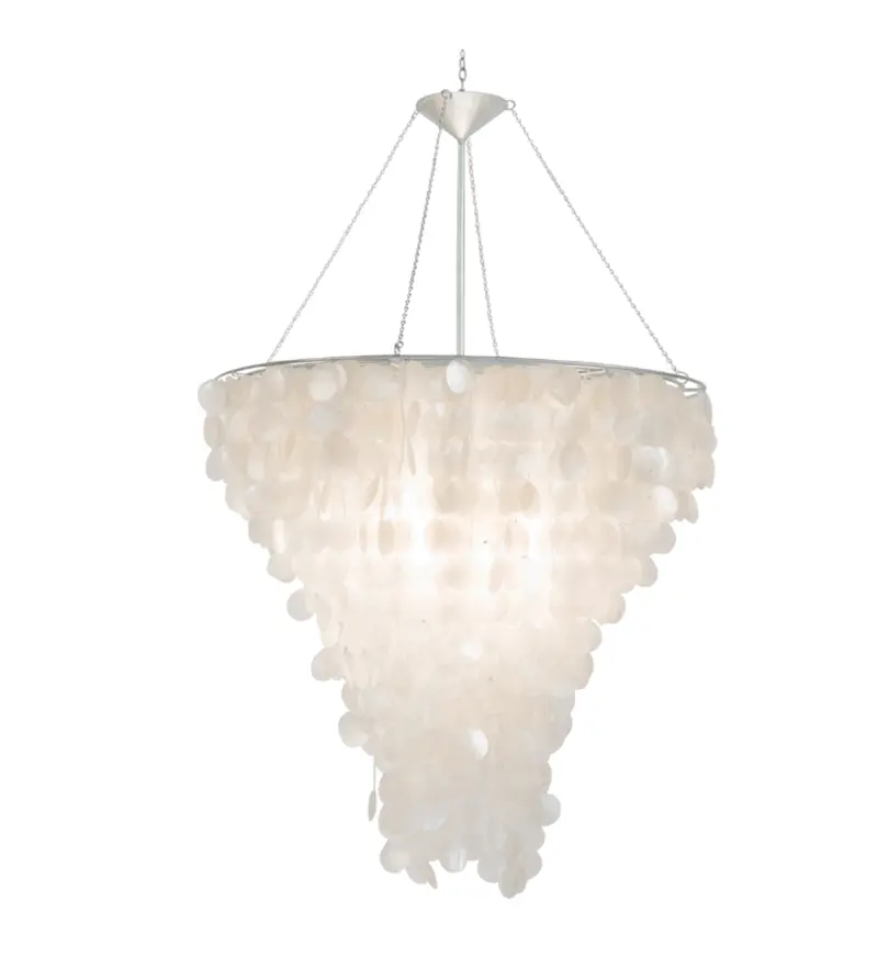 Capiz Shell 30" Chandelier 1