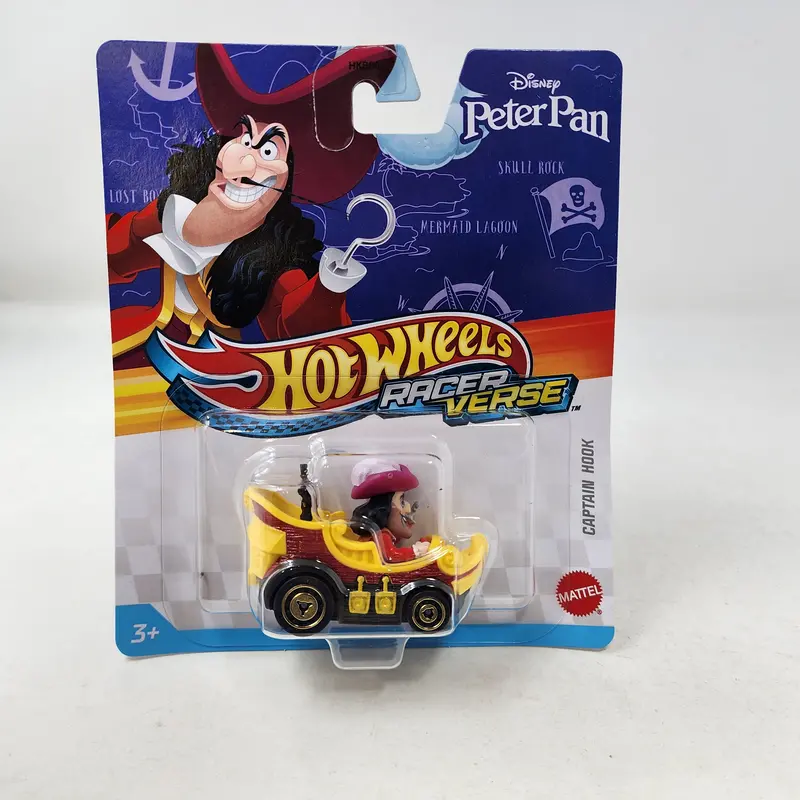 Captain Hook * 2025 Hot Wheels Racer Verse New! Case F * Disney Peter Pan 1