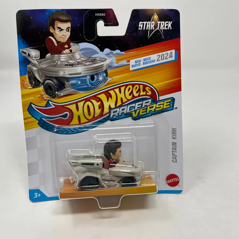 Captain Kirk Star Trek First Edition * 2024 Hot Wheels Racer Verse Case L 1