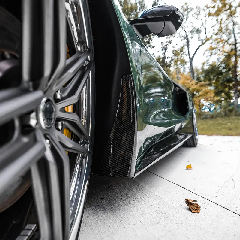Carbon Fiber Mud Guards For C8 Corvette 1