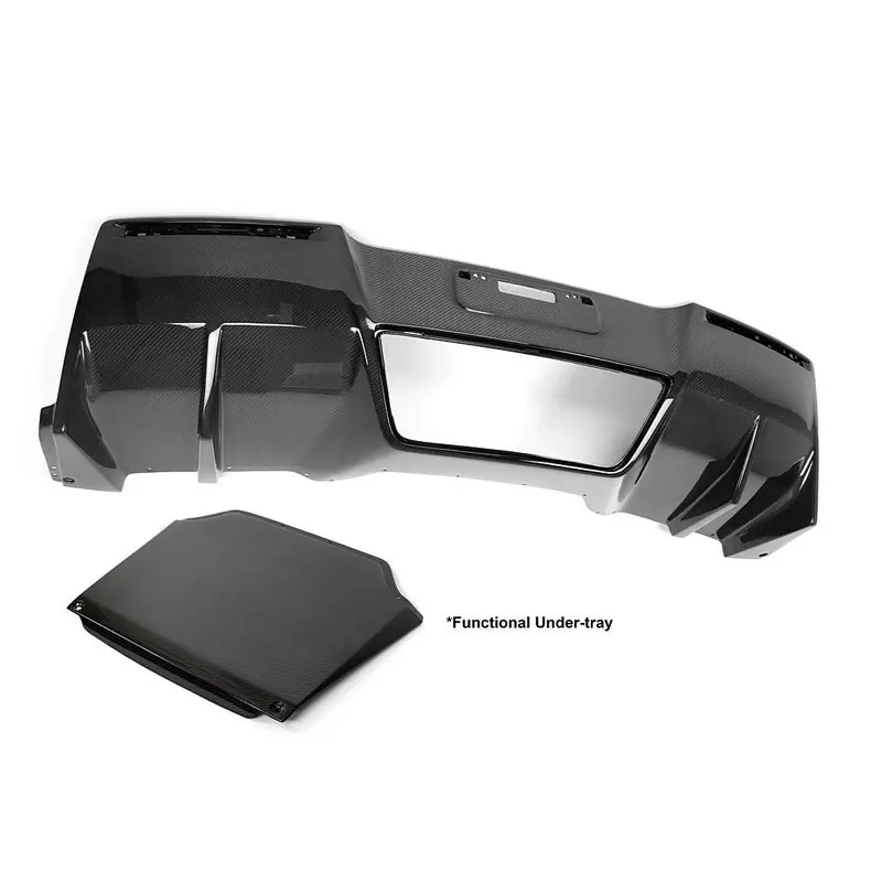 Carbon Fiber Rear Diffuser With Undertray 1