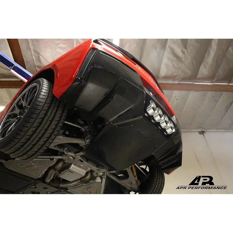 Carbon Fiber Rear Diffuser With Undertray 2