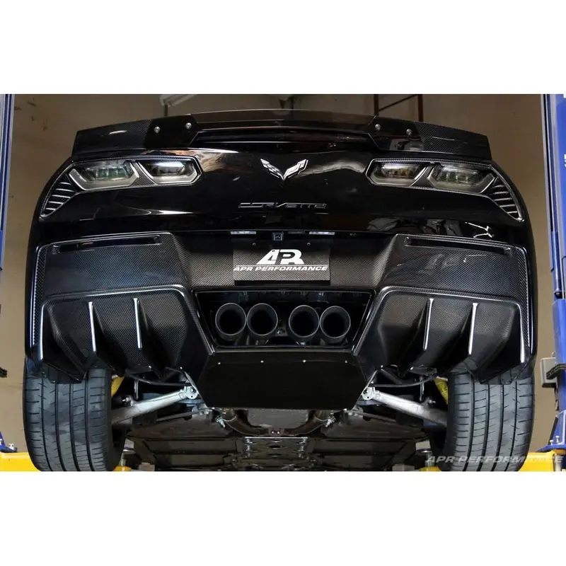 Carbon Fiber Rear Diffuser With Undertray 2
