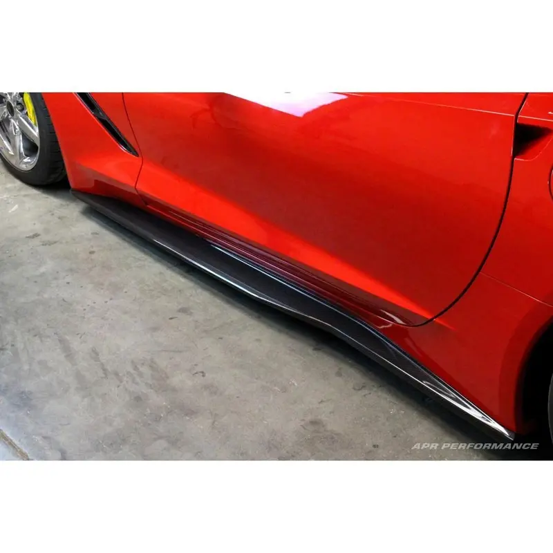 Carbon Fiber Side Rocker Extensions C7 2