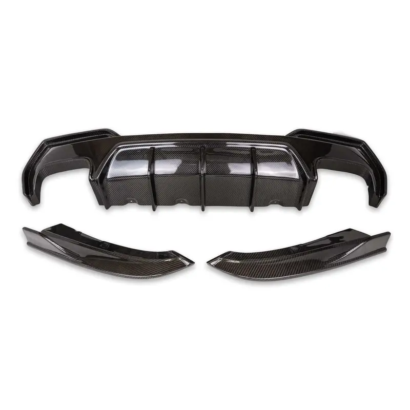 Carbon Fibre Competition Rear Diffuser Set For Bmw 4 Series (2020+, G22 G23) 1