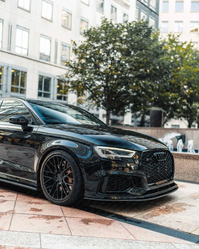 Carbon Fibre Front Splitter For Audi Rs3 (2017-2020, 8V Lci) 2