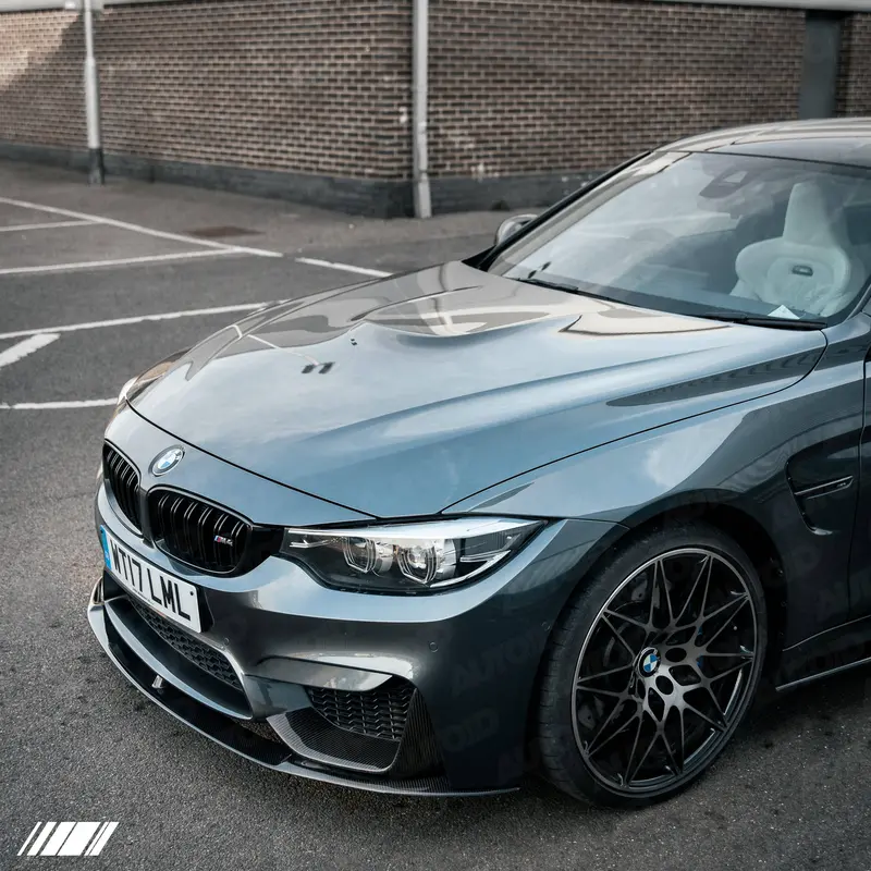 Carbon Fibre Performance Front Splitter And Front Inserts For Bmw M3 & M4 (2014-2020, F80 F82) 1