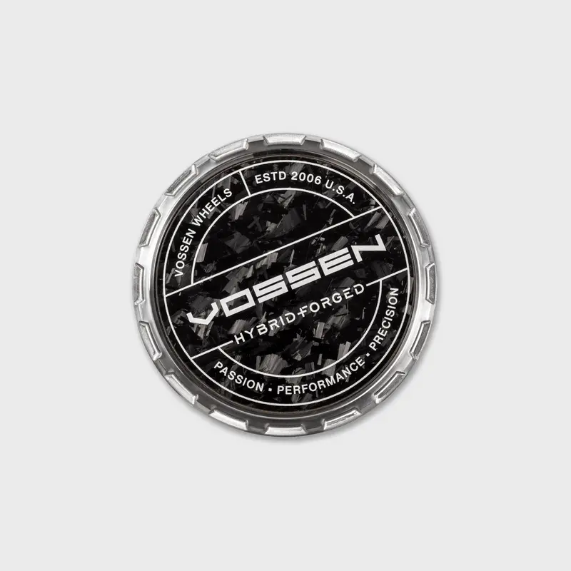 Carbon Hybrid Forged Billet Sport Cap For Vf & Hf Series Wheels (Gloss Clear) - Forged Carbon 1