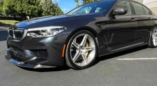 Cbf9x-8015  Carbahn F90 M5 (17-19) Gloss Carbon Front Splitter 1