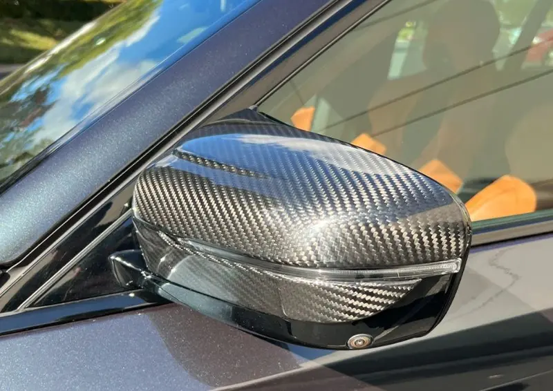 Cbf9x-8025  Carbahn F90 M5 (17-19) Gloss Carbon Fiber Mirror Cover Set 1