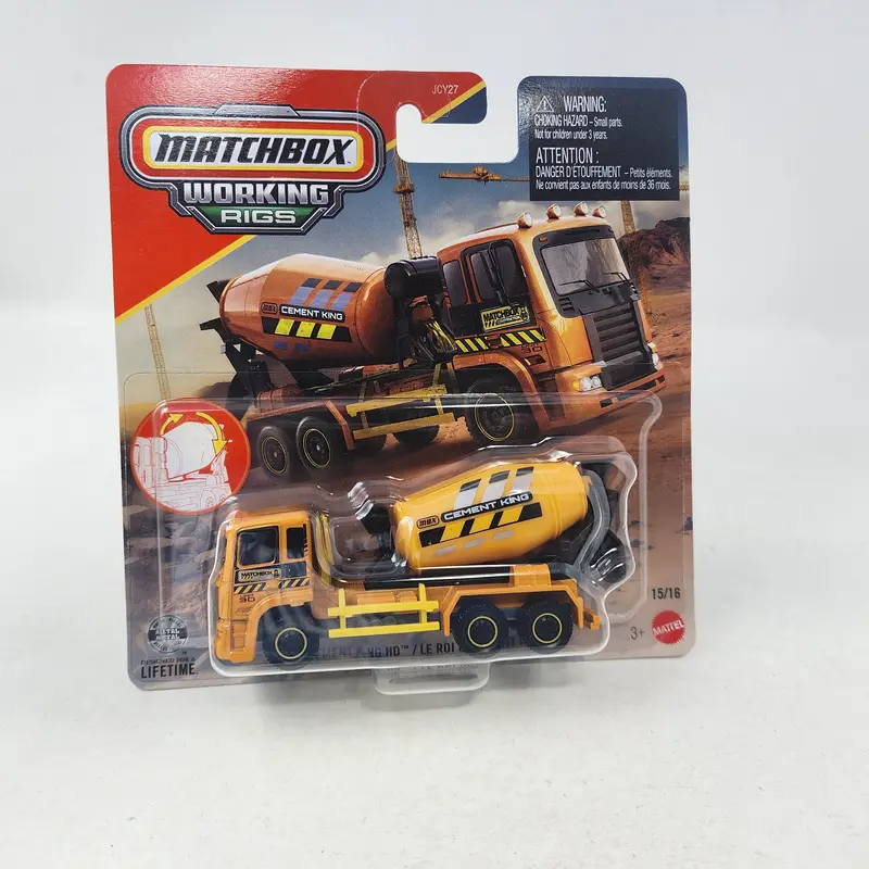 Cement King Hd 15/16 * 2025 Matchbox Working Rigs Case G 1