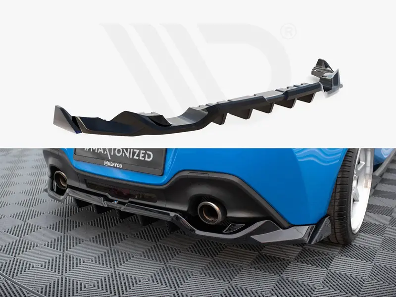 Central Rear Splitter (Vertical Bars) V.3 Toyota Gr86 Mk1 1