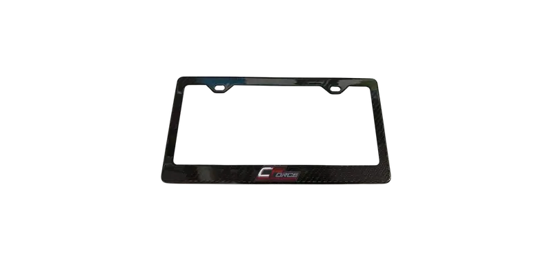 Cforce Performance Carbon Fiber License Plate Frame 1