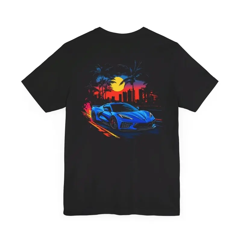 Cforce Performance Series - Rapid Blue C8 In Miami T-Shirt 1