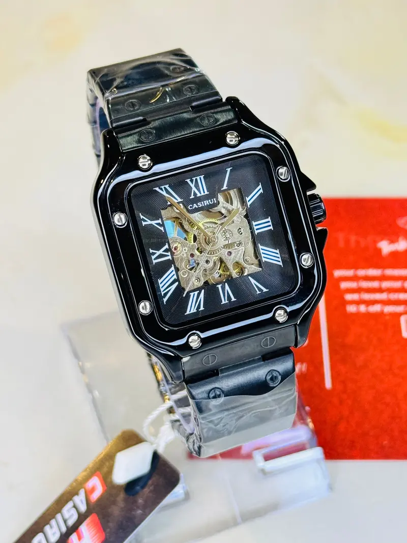 Chain Tank Automatic Skeleton Watch 1