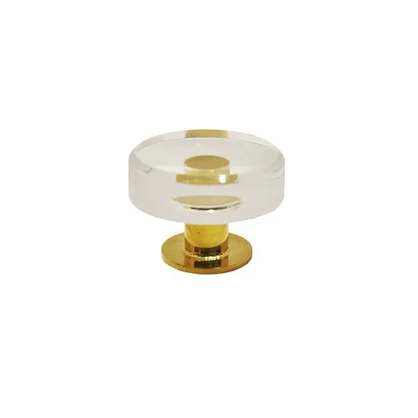 Chapman Acrylic Knobs - Brass 1
