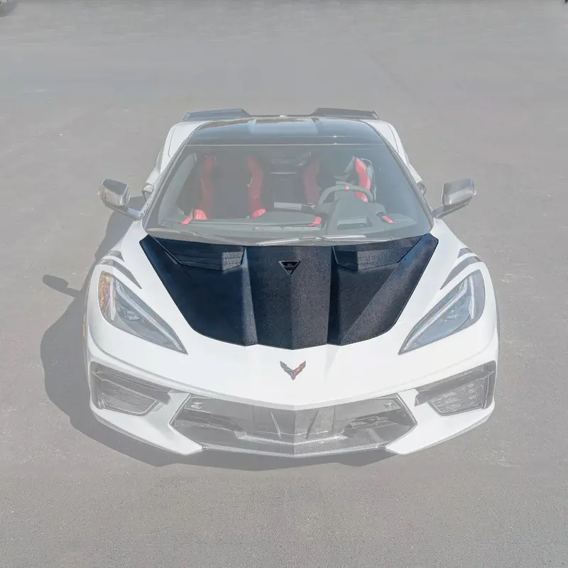 Chevrolet Corvette C8 Gt3 R Front Bumper Hood 2