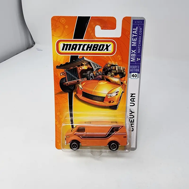 Chevy Van #40 * Orange * Matchbox Basic 1
