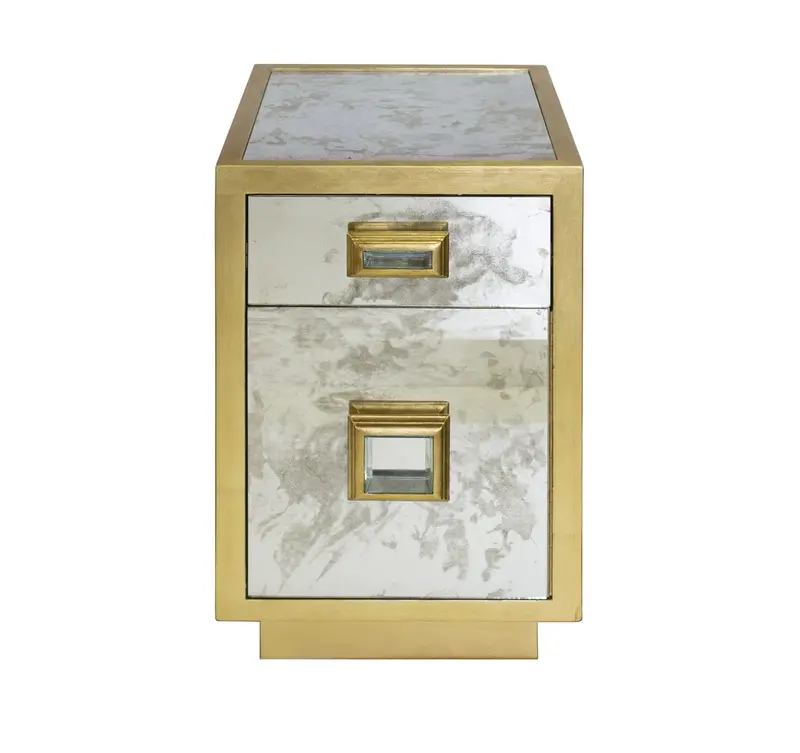 Cisco Gold Leaf Side Table 1