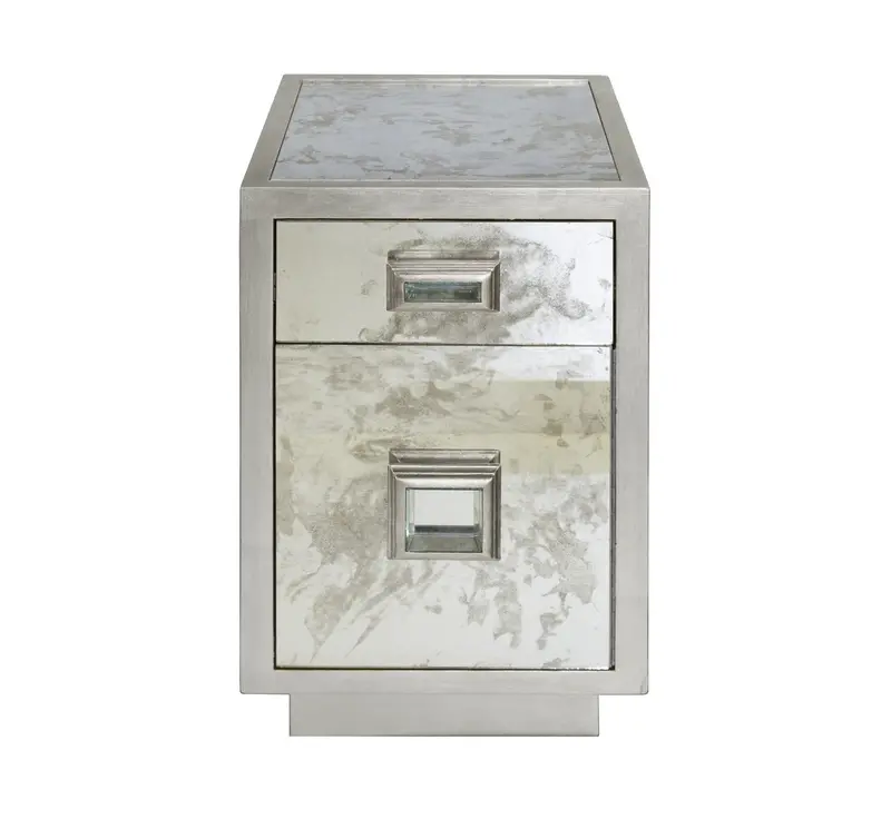 Cisco Silver Leaf Side Table 1