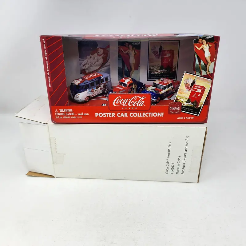 Coca-Cola Poster Car Collection * 3 Pack * Johnny Lightning 1