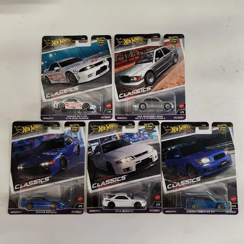 Complete 5 Car Set * 2024 Hot Wheels Modern Classics Car Culture Case E 1