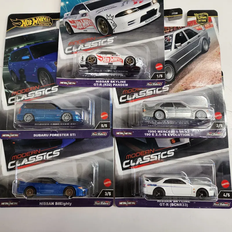 Complete 5 Car Set * 2024 Hot Wheels Modern Classics Car Culture Case E 2
