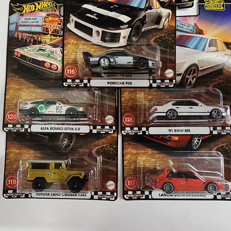 Complete 5 Car Set Case * 2025 Hot Wheels Boulevard Release Case A 2