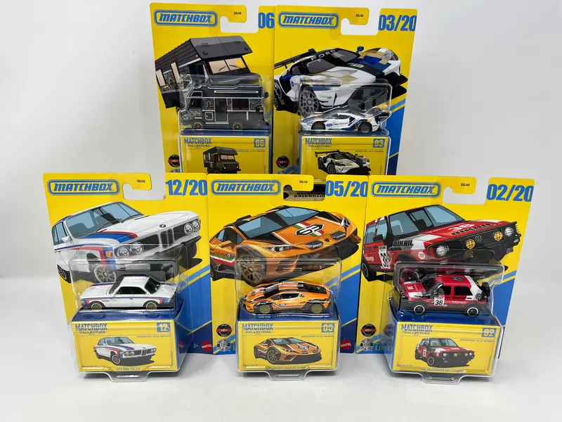 Complete 5 Car Set Case E * 2026 Matchbox Collectors Case E 1