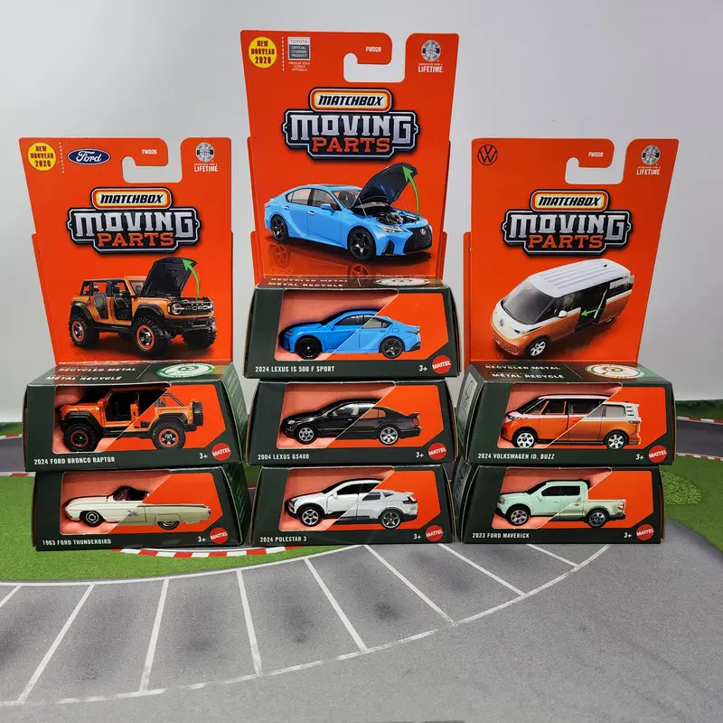 Complete 7 Car Set Case K * 2026 Matchbox Moving Parts Lexus Raptor 1