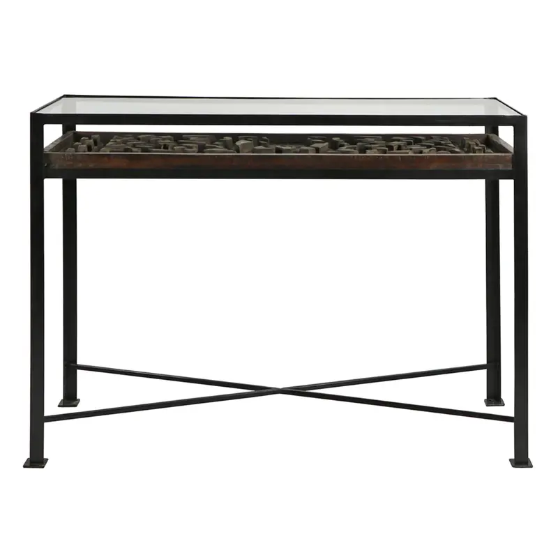 Concrete Mold Console Table - Matthew Izzo Collection 1