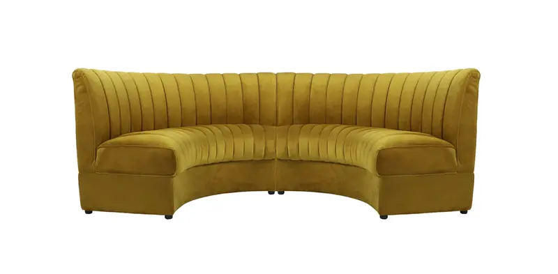 Conrad Retro Deminlune Sofa - Matthew Izzo Collection 1
