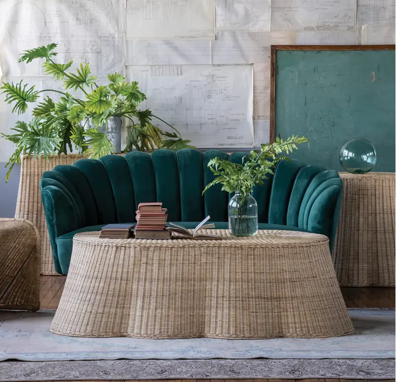 Context Rattan Coffee Table - Matthew Izzo Collection 1