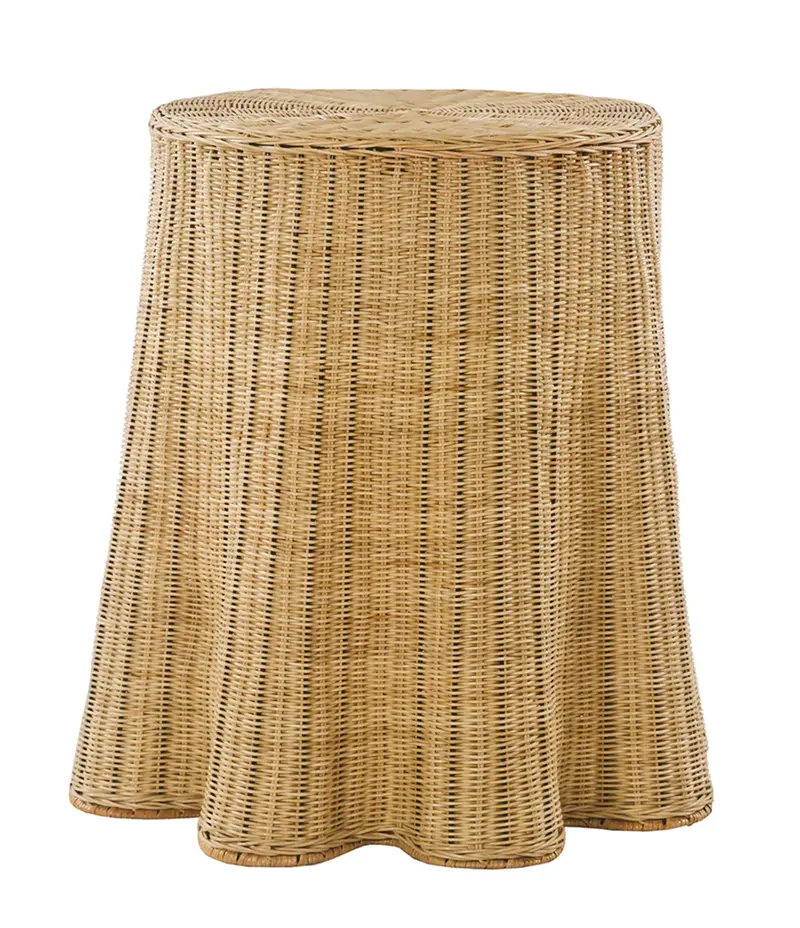 Context Rattan Side Table - Matthew Izzo Collection 1
