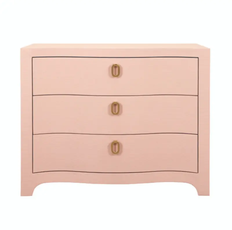 Cora Three Drawer Chest - Pink 1