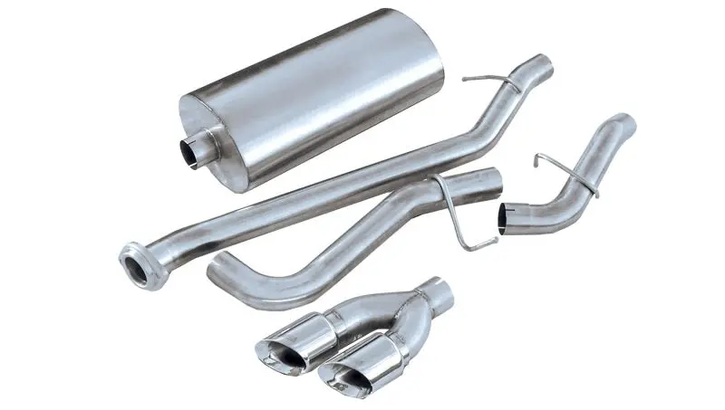 Corsa 02-07 Chevrolet Silverado Reg. Cab/Short Bed 1500 4.8L V8 Polished Touring Cat-Back Exhaust 2