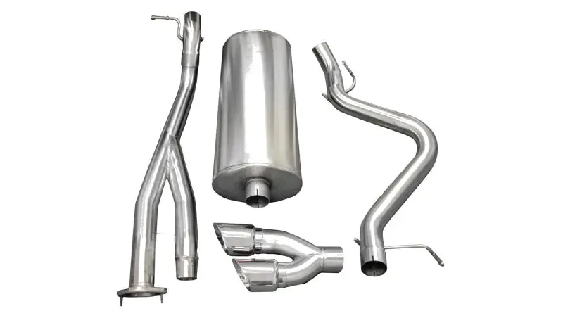 Corsa 03-06 Chevrolet Silverado Short Bed Ss 6.0L V8 Polished Sport Cat-Back Exhaust 1