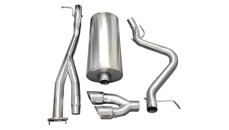 Corsa 03-06 Chevrolet Silverado Short Bed Ss 6.0L V8 Polished Sport Cat-Back Exhaust 2