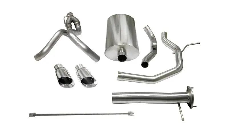 Corsa 03-06 Chevrolet Ssr 5.3L V8 Polished Sport Cat-Back Exhaust 1