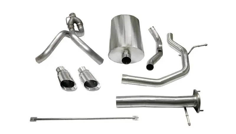 Corsa 03-06 Chevrolet Ssr 5.3L V8 Polished Sport Cat-Back Exhaust 2