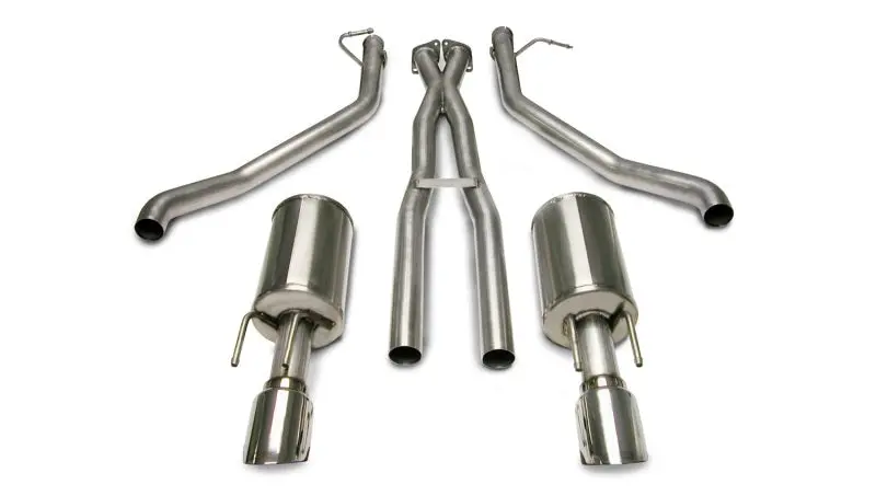 Corsa 05-06 Pontiac Gto 6.0L V8 2.5In Sport Cat-Back + Xpipe Exhaust Polished Tips 1