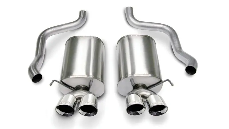 Corsa 05-08 Chevrolet Corvette C6 6.0L V8 Polished Sport Axle-Back Exhaust 3