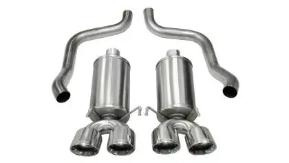 Corsa 05-08 Chevrolet Corvette C6 6.0L V8 Polished Xtreme Axle-Back Exhaust 1