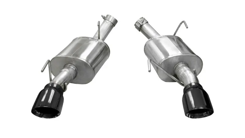 Corsa 05-10 Ford Mustang Shelby Gt500 5.4L V8 Black Xtreme Axle-Back Exhaust 1