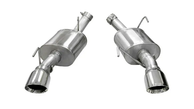 Corsa 05-10 Ford Mustang Shelby Gt500 5.4L V8 Polished Xtreme Axle-Back Exhaust 2
