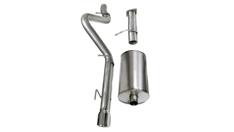 Corsa 06-08 Chevrolet Trailblazer Ss 6.0L V8 Polished Sport Cat-Back Exhaust 1
