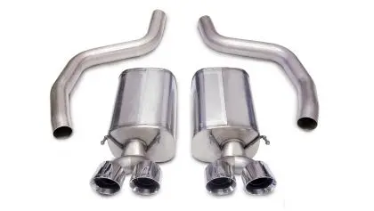 Corsa 06-13 Chevrolet Corvette C6 Z06 7.0L V8 Polished Sport Axle-Back Exhaust 1